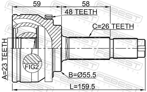 Чехол шруса Lifan SS22003A цена, от 4.17 USD