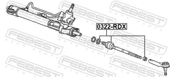 Рулевая тяга Acura RDX внедорожник (2007 - 2009) цена, от 11.52 USD