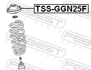 TSSGGN25F Febest Подушка амортизатора переднего