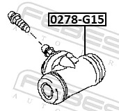 7701070956 Renault (RVI) Цилиндр тормозной колесный, задний
