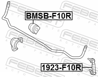 BMSBF10R Febest Прокладка стабильзатора заднего