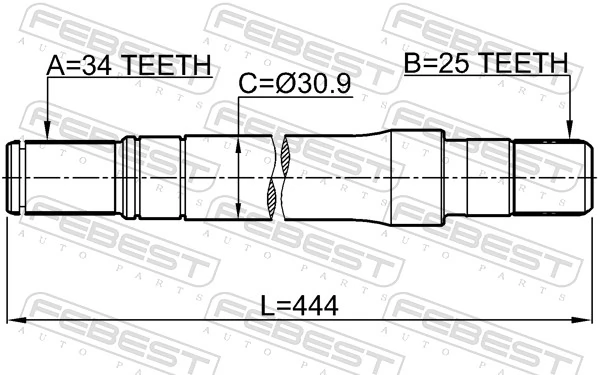 Промвал Opel Astra H хэтчбек (A04) (2004 - 2014) цена, от 50.79 USD