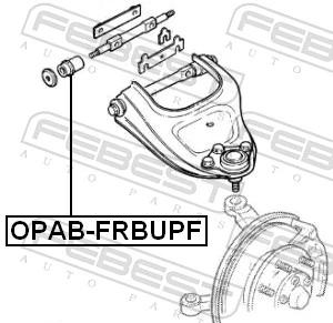 OPABFRBUPF Febest Сайлентблок верхней передней подвески