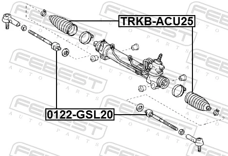 Тяги рулевые на Toyota Sienna  L2