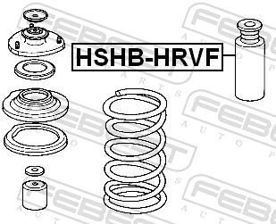 HSHBHRVF Febest Пыльник стойки передней