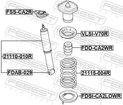  Задняя пружина Ford Mondeo 4