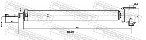 Стойка амортизатора задняя Kayaba NSF2108 цена, от 49.71 USD