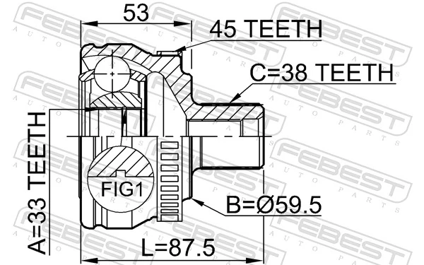 Compre Junta homocinética externa dianteira Audi A4 