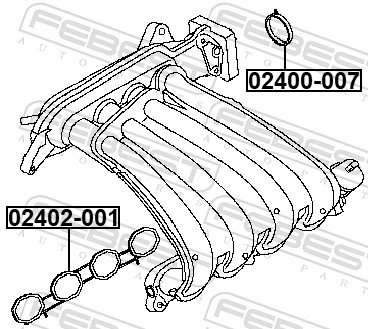 Vedante de tubo coletor de admissão Nissan Versa  N17