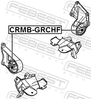 CRMBGRCHF Febest Подушка (опора) двигателя, левая