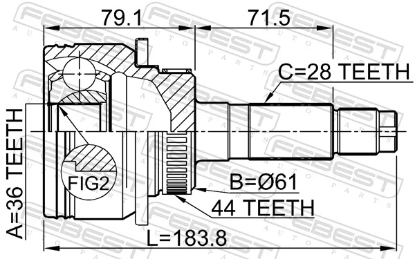 HMP6M343B436CA Hmpx Наружная граната