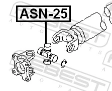 ASN25 Febest Крестовина карданного вала