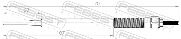 Свечи накала DP44 NGK
