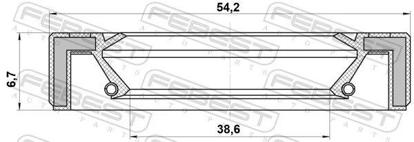 Купить 7703087209 Fiat/Alfa/Lancia Левый сальник полуоси