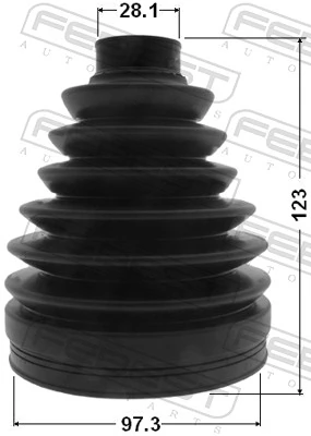 0217PJ32 Febest Пыльник шарнира привода