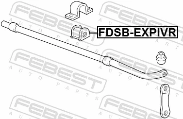 FDSBEXPIVR Febest Прокладка стабильзатора заднего