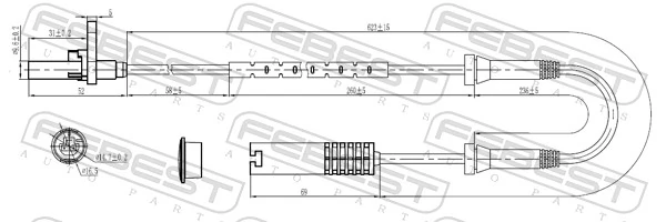 Sensor dianteiro de ABS BMW X1  E84