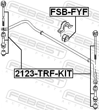 Стойка переднего стабилизатора FSE11732001 Fase