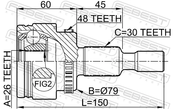 Купить TOJ0187 Magneti Marelli Внешняя граната