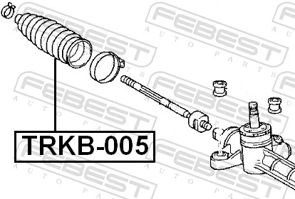 TRKB005 Febest Пыльник рулевой тяги