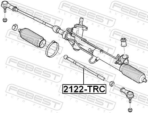 2122TRC Febest Тяги рулевые