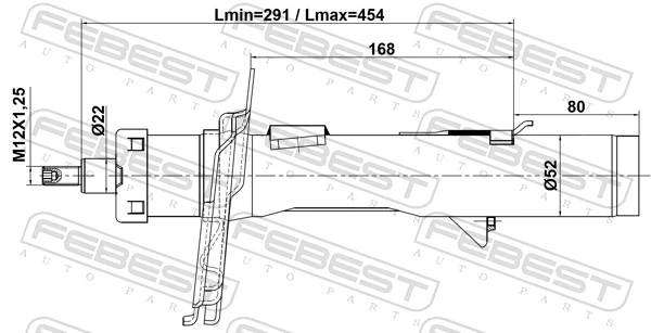 8053GL Magneti Marelli Амортизатор передний левый