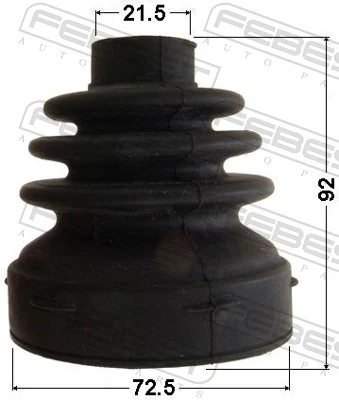 0215C11XT Febest Пыльник ШРУСа передней полуоси внутренний