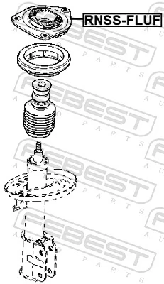 Опора передней стойки Raiso RC01536