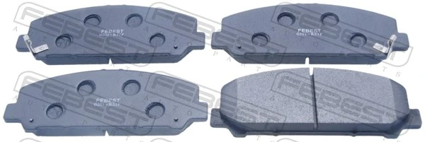 Передние тормозные колодки 231286 Power Stop
