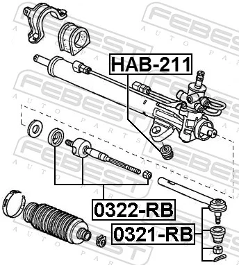 Купить H603 Polcar Рулевая тяга