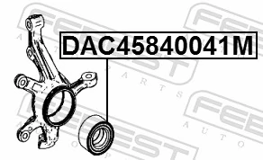 DAC45840041M Febest Подшипник ступицы передней