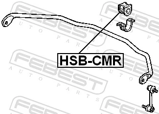 HSBCMR Febest Прокладка стабильзатора заднего