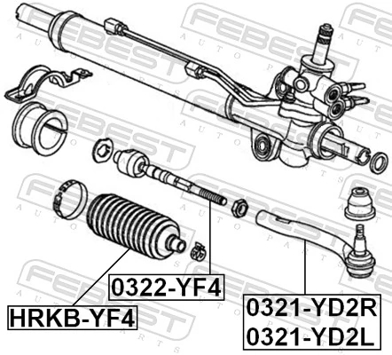 QN0959P Q-top Наружный наконечник рулевой тяги
