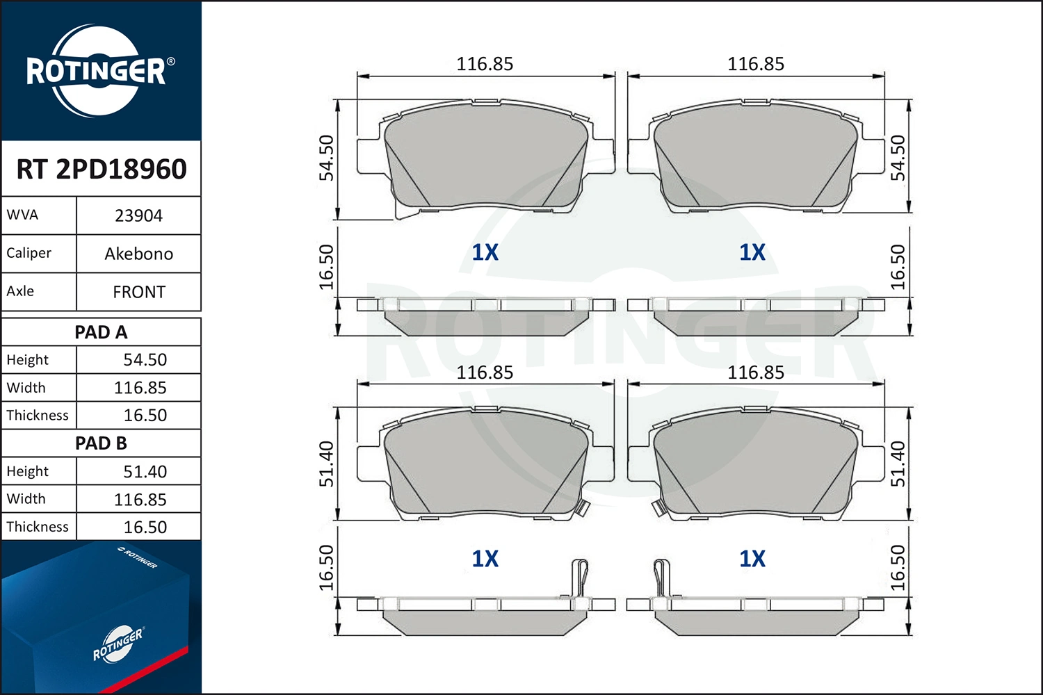 Колодки передние на BYD F3  