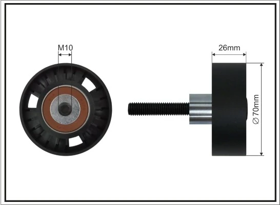 Паразитный ролик приводного ремня Magneti Marelli MPQ1071 цена, от 15.16 USD