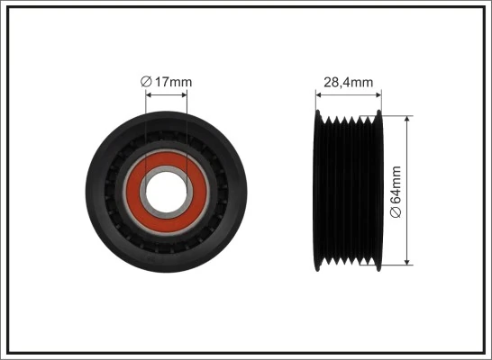 Натяжной ролик Caffaro CFR41700 цена, от 9.69 USD
