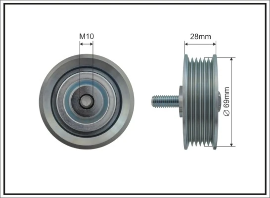 Паразитный ролик приводного ремня Hyundai/Kia 2528757060 цена, от 27.65 USD