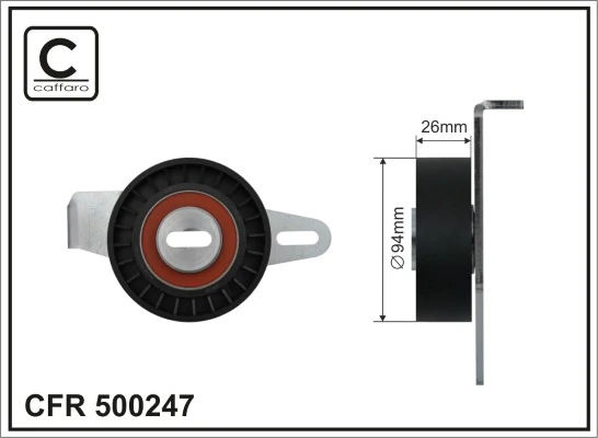 Натяжной ролик Peugeot Boxer I фургон (230L) (1994 - 2002) цена, от 24.89 USD