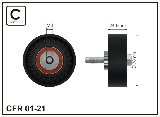Паразитный ролик приводного ремня Caffaro CFR0121 цена, от 11.39 USD