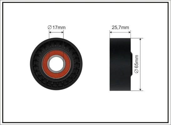 Натяжитель клинового ремня на Mazda 3  BM, BN