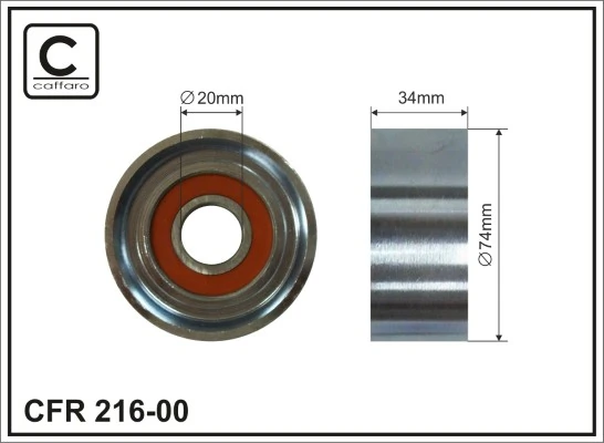 Ролик паразитный Caffaro CFR21600