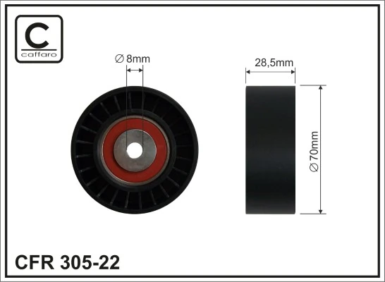MPQ1196 Magneti Marelli Ролик приводного ремня, паразитный