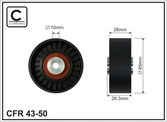 Купить RC4350 Polcar Паразитный ролик
