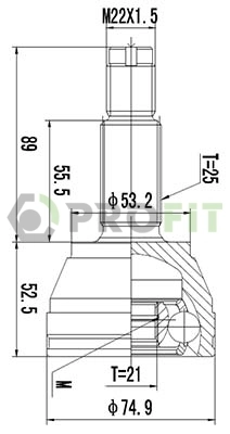 FD1060 Veka Наружная граната