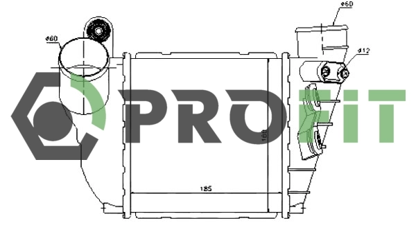 Radiador de intercooler Seat Toledo II 1M2