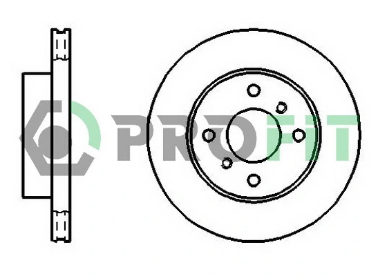  Передние тормозные диски Nissan Almera 