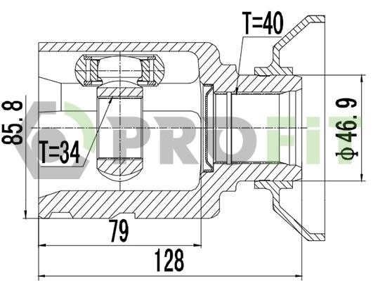 Граната внутренняя передняя правая на Volkswagen Passat B6 3C5