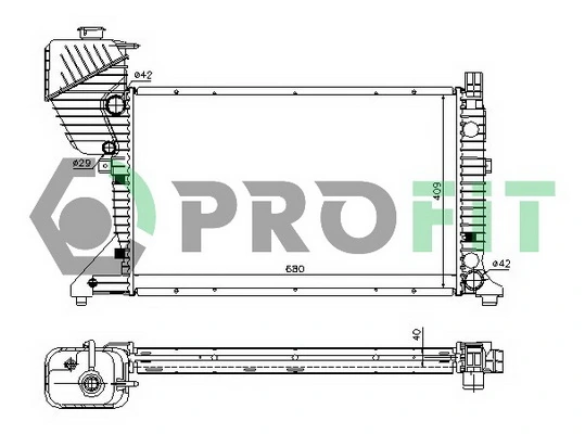 BM1774 Magneti Marelli Радиатор основной