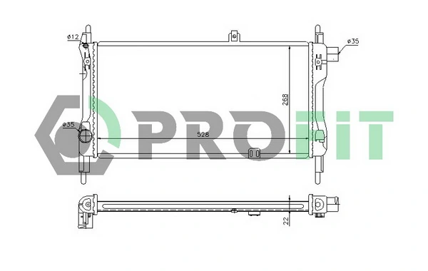 252063 Glyser Радиатор основной