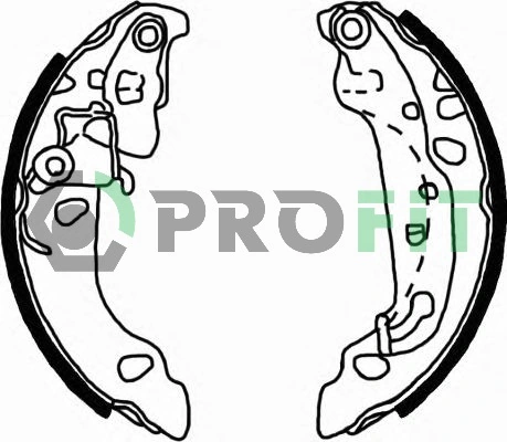 Задние барабанные колодки BS7305 DP Group